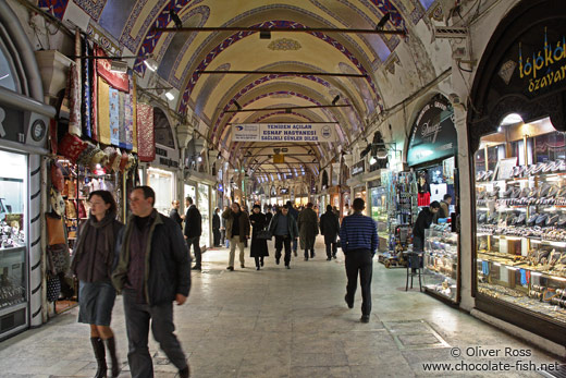 Shoppers in the Grand Basar in Istanbul