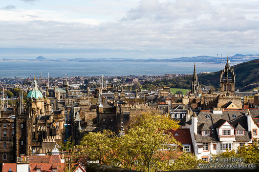 View of Edinburgh from the castle