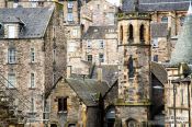 Travel photography:Houses in Edinburgh old town, United Kingdom