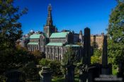 Travel photography:Glasgow Cathedral viewed from the Necropolis, United Kingdom