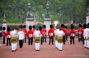 Travel photography:Changing of the guards outside London´s Buckingham Palace, United Kingdom, England