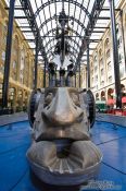 Travel photography:Sculpture inside the Hay´s Galleria in London, United Kingdom, England