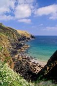 Travel photography:Coastline near Lizard in Cornwall, United Kingdom