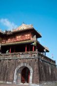 Travel photography:Ngo Mon Gate detail at the Citadel in Hue, Vietnam