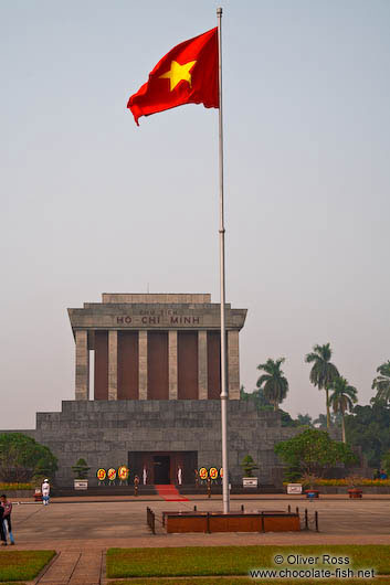 Hoh Chi Minh mausoleum in Hanoi
