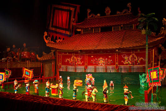 Show at Hanoi´s Water Puppet Theatre 