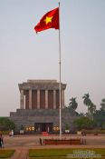 Travel photography:Hoh Chi Minh mausoleum in Hanoi, Vietnam