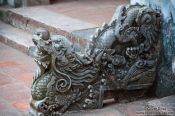 Travel photography:Stone sculpture at Hanoi´s Temple of Literature, Vietnam