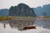 Travel photography:Working a rice field near Tam Coc, Vietnam