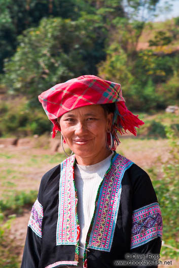 Hmong woman near Sapa 
