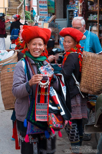 Red Dzao people in Sapa