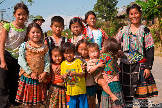 Hmong people near Sapa