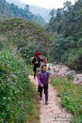 Travel photography:Hmong people in the mountains near Sapa, Vietnam