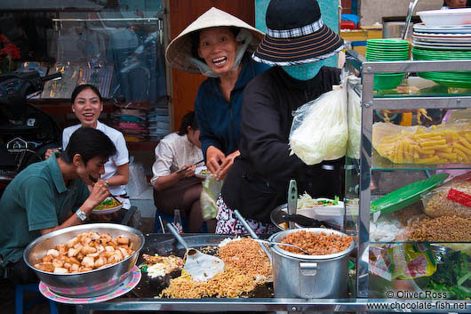 Mobile food stall in Hoh Chi Minh City