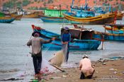 Travel photography:Fishermen at Mui Ne , Vietnam
